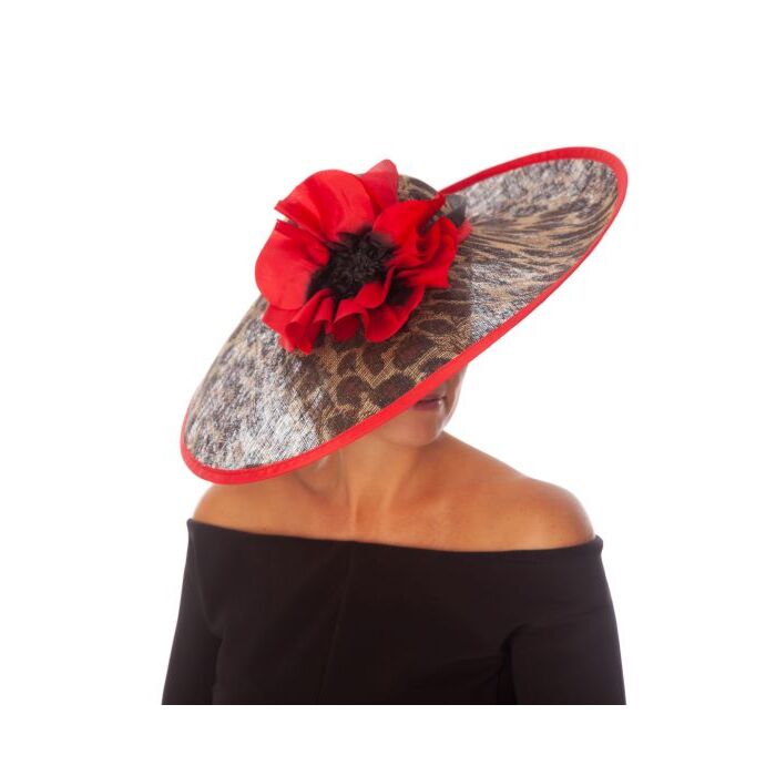 Leopard Fascinator
