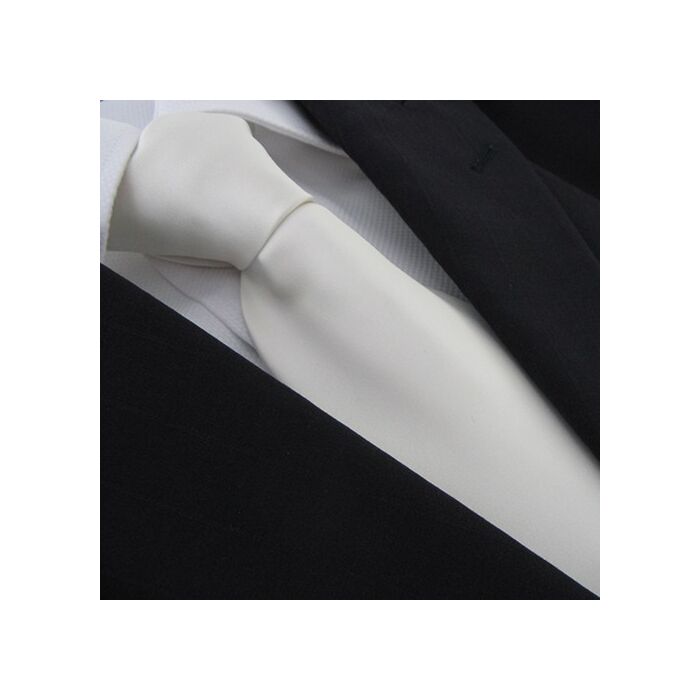 Avorio Polyester Tie