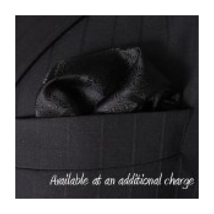 Black Check Pocket Square