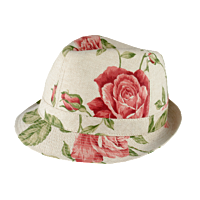 Lydia W Rose Print Hat