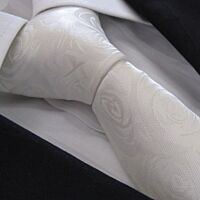 Creamy Rose Polyester Tie