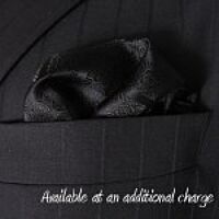Black Check Pocket Square