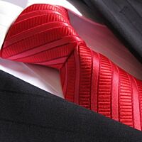 Red Self Stripe